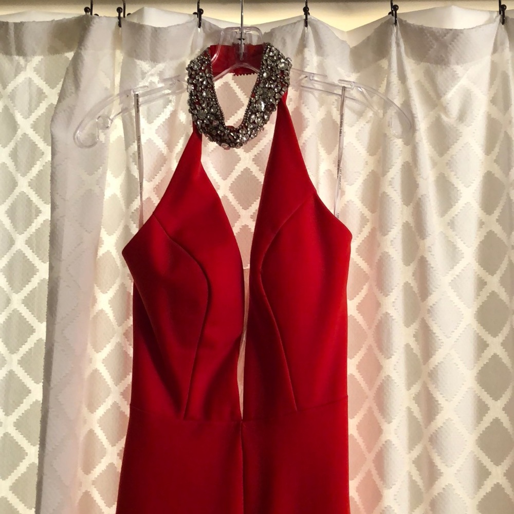 Sherri Hill Orange Prom dress